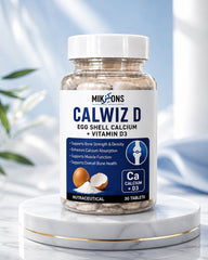 Milkons Calwiz D Egg Shell Calcium + Vitamin D3.