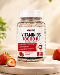Milkons Vitamin D3 1000 IU Chewable Tablets