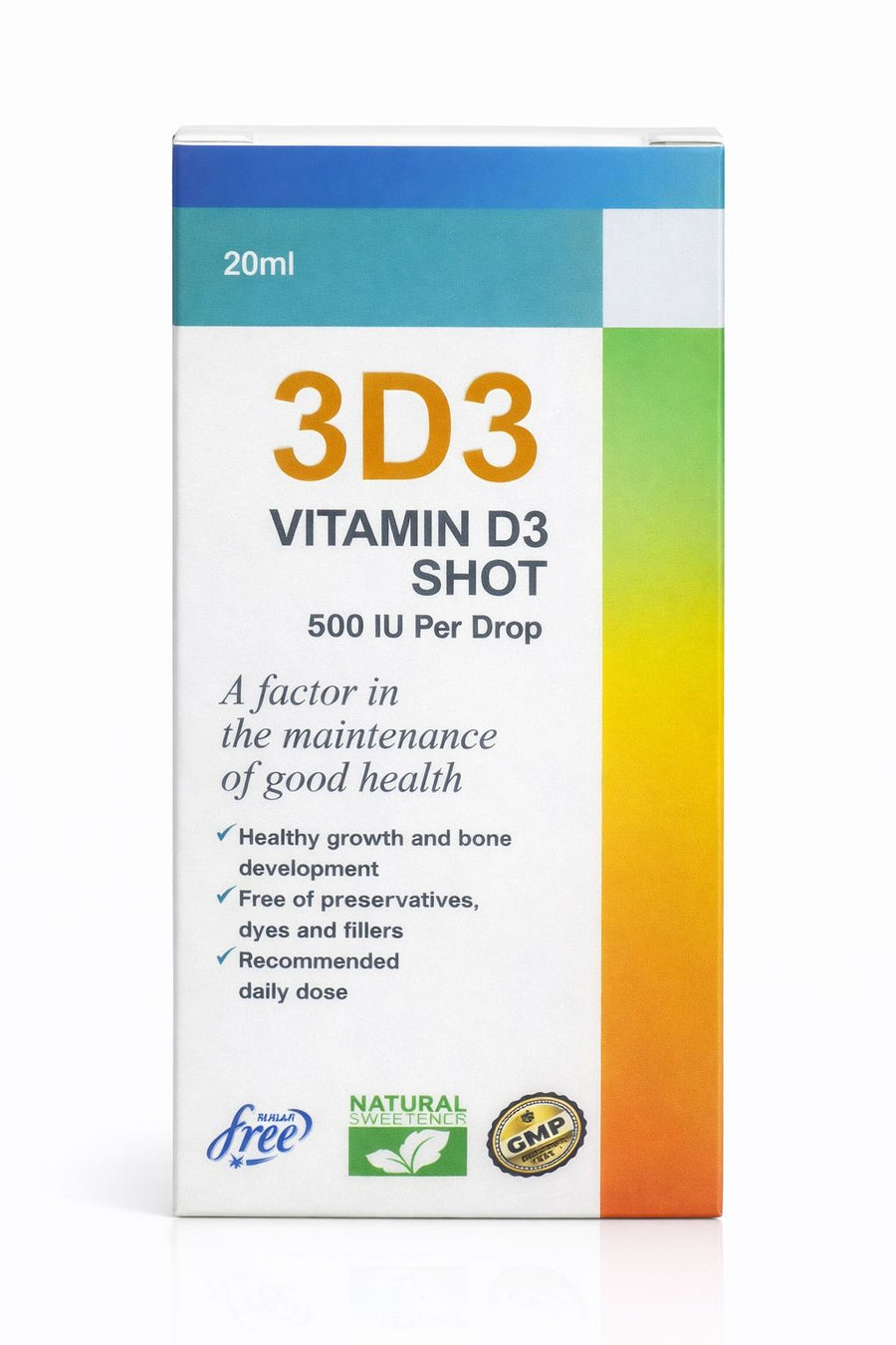 3D3 Vitamin D3 Shot – High Potency