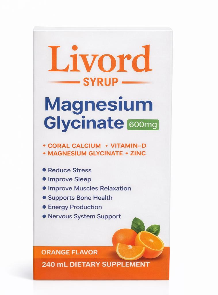 Livord Syrup – Magnesium Glycinate & Bone Support